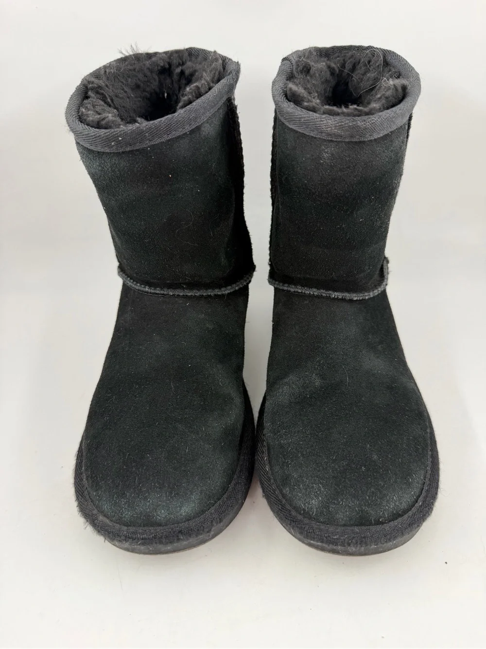 Koolaburra by Ugg Kids Koola Short -SZ 1- Black Suede Winter Snow Boots